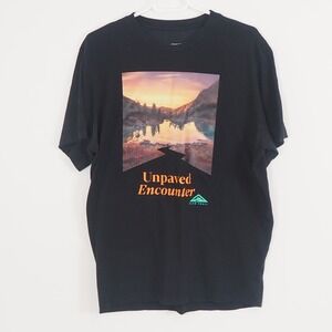 Nike Trail Dri FIT T Shirt Unpaved Encounter Graphic Tee Black G